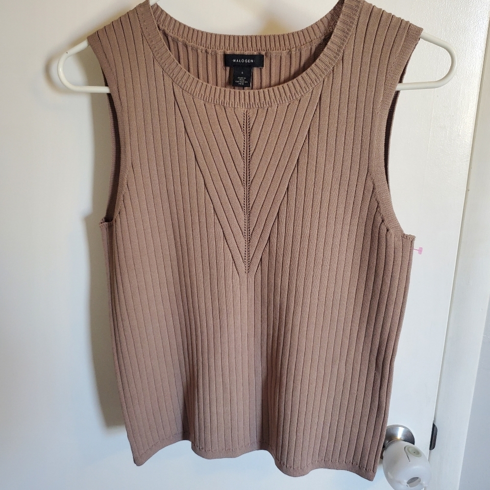 Taupe Sweater Tank